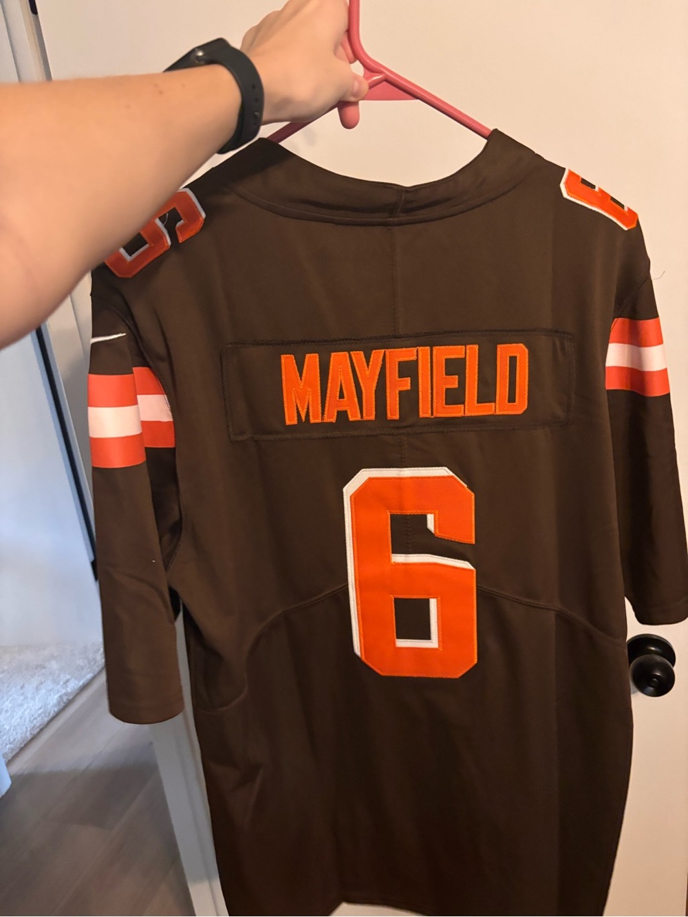 Cleveland Browns Baker Mayfield #6 Brown Football Jersey